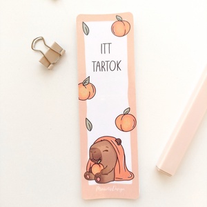 Kapibara itt tartok könyvjelző - Meska.hu