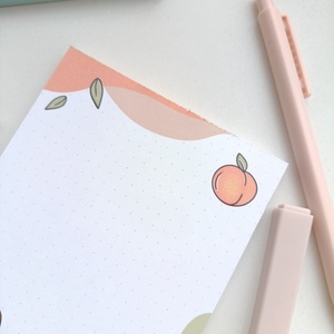 A6-os kapibara  barackos jegyzettömb  - otthon & életmód - papír, írószer - jegyzetfüzet & napló - Meska.hu