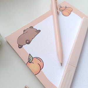 A5 jegyzettömb kapibara grafikával 25 lap / 50 lap - otthon & életmód - papír, írószer - jegyzetfüzet & napló - Meska.hu