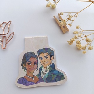 Bridgerton mágneses könyvjelző - Anthony Kate  - könyv & zene - könyvjelző - Meska.hu