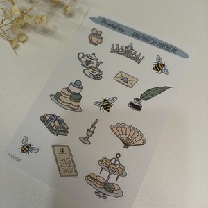 Matricaív - bridgerton matricák, Otthon & Életmód, Papír, írószer, Matrica, matrica csomag, Fotó, grafika, rajz, illusztráció, MESKA