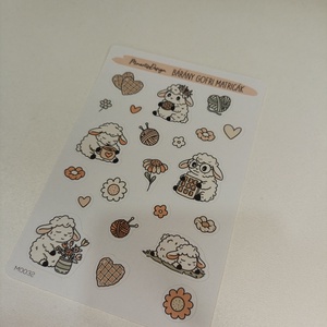 Matricaív - gofris bárány matricák, Otthon & Életmód, Papír, írószer, Matrica, matrica csomag, Fotó, grafika, rajz, illusztráció, MESKA