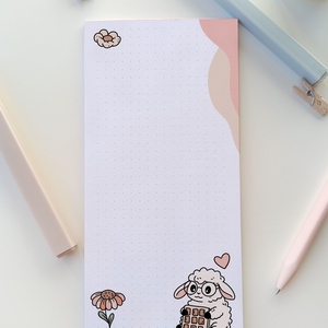 Cuki gorfis bárányos jegyzettömb, Otthon & Életmód, Papír, írószer, Jegyzetfüzet & Napló, Fotó, grafika, rajz, illusztráció, MESKA