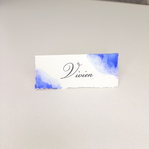 Esküvői ültető kártya akvarel, Esküvő, Meghívó & Kártya, Ültetési rend, Papírművészet, MESKA