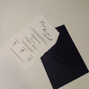 Esküvői meghívó boritékkal, Esküvő, Meghívó & Kártya, Menü, Papírművészet, MESKA