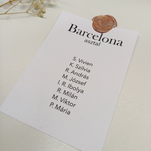 Esküvői ülésrend viaszpecséttel, Esküvő, Meghívó & Kártya, Meghívó, Papírművészet, MESKA