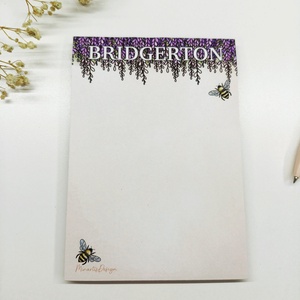 A6-os  jegyzettömb - bridgerton méhecskés - Meska.hu