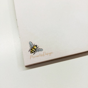 A6-os  jegyzettömb - bridgerton méhecskés - otthon & életmód - papír, írószer - jegyzetfüzet & napló - Meska.hu