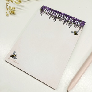 A6-os  jegyzettömb - bridgerton méhecskés - otthon & életmód - papír, írószer - jegyzetfüzet & napló - Meska.hu