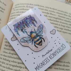 Bridgerton mágneses könyvjelző - méhecske - könyv & zene - könyvjelző - Meska.hu