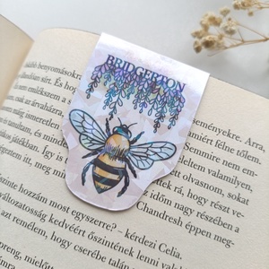 Bridgerton mágneses könyvjelző - méhecske, Könyv & Zene, Könyvjelző, Papírművészet, MESKA