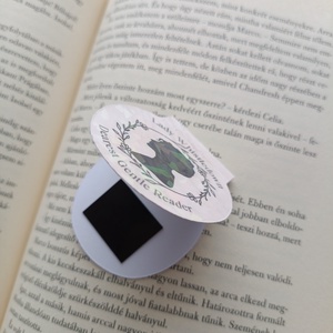 Bridgerton mágneses könyvjelző - Lady Whistledown - könyv & zene - könyvjelző - Meska.hu