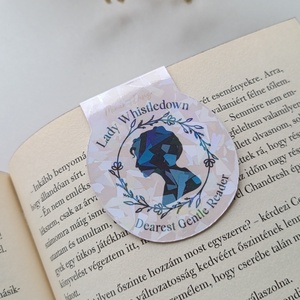 Bridgerton mágneses könyvjelző - Lady Whistledown, Könyv & Zene, Könyvjelző, Papírművészet, MESKA