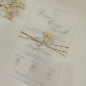 Esküvői meghívó szalaggal, Esküvő, Meghívó & Kártya, Meghívó, Papírművészet, MESKA