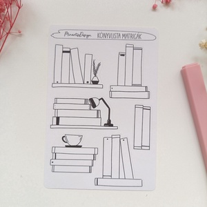 Matricaív - olvasmány könyv lista matricák, Otthon & Életmód, Papír, írószer, Matrica, matrica csomag, Fotó, grafika, rajz, illusztráció, MESKA