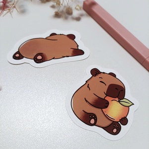 Kapibara matrica , Otthon & Életmód, Papír, írószer, Matrica, matrica csomag, Fotó, grafika, rajz, illusztráció, MESKA