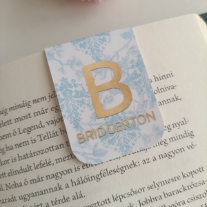 Bridgerton mintás mágneses könyvjelző , Könyv & Zene, Könyvjelző, Papírművészet, MESKA