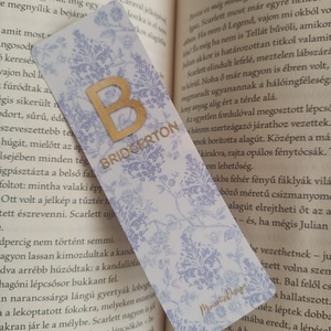 Bridgerton mintás könyvjelző - könyv & zene - könyvjelző - Meska.hu