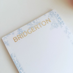 Bridgerton mintás jegyzettömb - Meska.hu