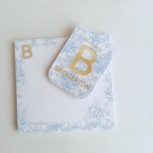 Bridgerton jegyzettömb és mágneses könyvjelző szett, Otthon & Életmód, Papír, írószer, Jegyzetfüzet & Napló, Fotó, grafika, rajz, illusztráció, MESKA