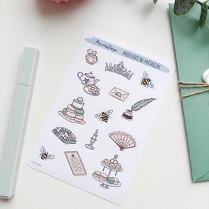 Matricaív - bridgerton matricák - otthon & életmód - papír, írószer - matrica, matrica csomag - Meska.hu