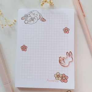 A6-os  jegyzettömb - húsvéti nyuszi, Otthon & Életmód, Papír, írószer, Jegyzetfüzet & Napló, Fotó, grafika, rajz, illusztráció, MESKA