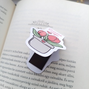 Tulipán mágneses könyvjelző anyukáknak - könyv & zene - könyvjelző - Meska.hu