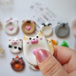 Worry stone cuki állatos nyugikő  - Meska.hu