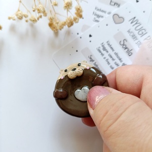 Worry stone cuki állatos nyugikő  - otthon & életmód - dekoráció - dekoratív figurák és szobrok - Meska.hu