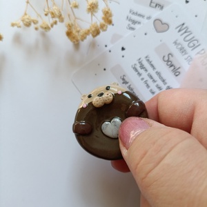 Worry stone cuki állatos nyugikő  - otthon & életmód - dekoráció - dekoratív figurák és szobrok - Meska.hu