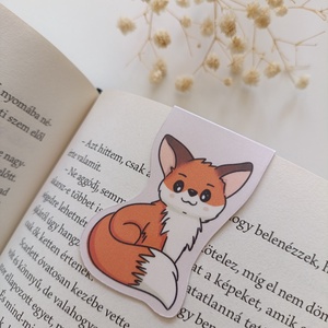 Mágneses könyvjelző - róka - Meska.hu
