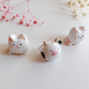 Miniatűr cuki állat váza  - otthon & életmód - dekoráció - dekoratív figurák és szobrok - Meska.hu