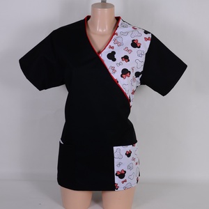 Minnie mintás egészségügyi/óvónői/szépségipari munkaruha tunika és/vagy nadrág - ruha & divat - női ruha - tunika - Meska.hu