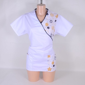 Karácsonyi mintás tunika egészségügyi/óvónői/szépségipari munkaruha, Ruha & Divat, Női ruha, Tunika, Varrás, MESKA