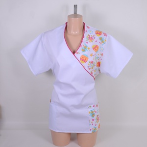 Húsvéti mintás tunika egészségügyi/óvónői/szépségipari munkaruha - Meska.hu