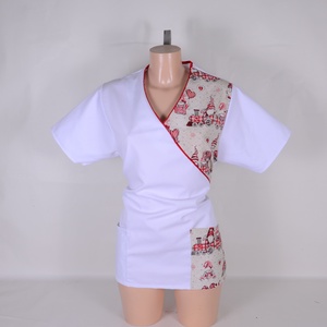 Karácsonyi manó mintás tunika egészségügyi/óvónői/szépségipari munkaruha - ruha & divat - női ruha - tunika - Meska.hu