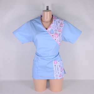 FogOrvosi mintás egészségügyi/óvónői/szépségipari munkaruha tunika és/vagy nadrág - ruha & divat - munkaruha - Meska.hu