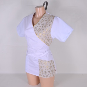 Arany Hópehely mintás egészségügyi/óvónői/szépségipari munkaruha tunika és/vagy nadrág - ruha & divat - női ruha - tunika - Meska.hu