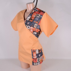 Halloween mintás tunika egészségügyi/óvónői/szépségipari munkaruha - Meska.hu