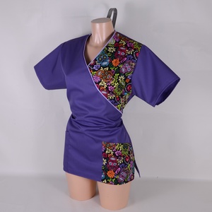 Cukorkoponya mintás tunika egészségügyi/óvónői/szépségipari munkaruha - Meska.hu