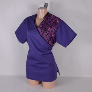 Fák és hold mintás tunika egészségügyi/óvónői/szépségipari munkaruha - Meska.hu