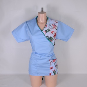 Hóember mintás tunika egészségügyi/óvónői/szépségipari munkaruha, Ruha & Divat, Munkaruha, Varrás, MESKA