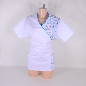 Xl méret Hajó mintás tunika egészségügyi/óvónői/szépségipari munkaruha - ruha & divat - munkaruha - Meska.hu