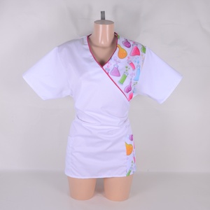 Xl méret Lombik mintás tunika egészségügyi/óvónői/szépségipari munkaruha - ruha & divat - munkaruha - Meska.hu