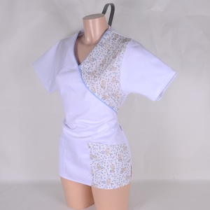 Baba mintás tunika egészségügyi/óvónői/szépségipari munkaruha - ruha & divat - munkaruha - Meska.hu