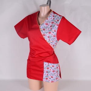 Matyó mintás tunika egészségügyi/óvónői/szépségipari munkaruha - Meska.hu