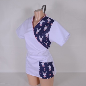 Egészségügyi szépségipari munkaruha tunika egyedi rendelés - ruha & divat - munkaruha - Meska.hu