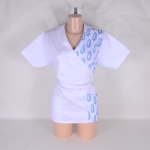 Orvosi mintás tunika egészségügyi/óvónői/szépségipari munkaruha, Ruha & Divat, Munkaruha, Varrás, MESKA