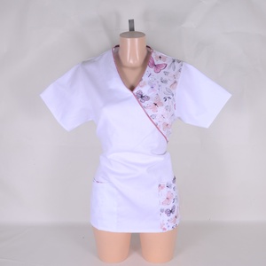 Lepke mintás tunika egészségügyi/óvónői/szépségipari munkaruha - ruha & divat - munkaruha - Meska.hu