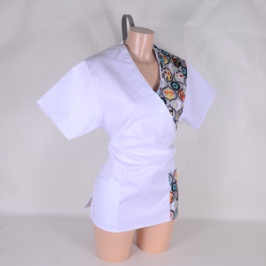 L Bagoly mintás tunika egészségügyi/óvónői/szépségipari munkaruha - ruha & divat - munkaruha - Meska.hu